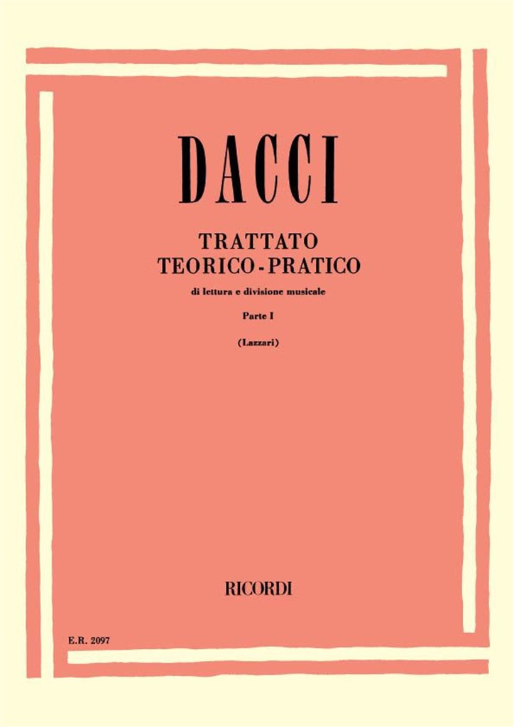 Trattato Teorico-Pratico Di Lettura E Divisione